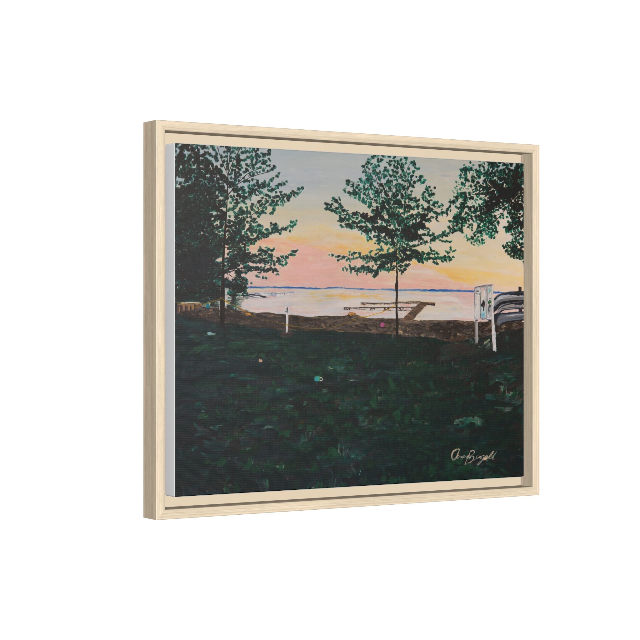 Matte Canvas, Framed (Multi-color)