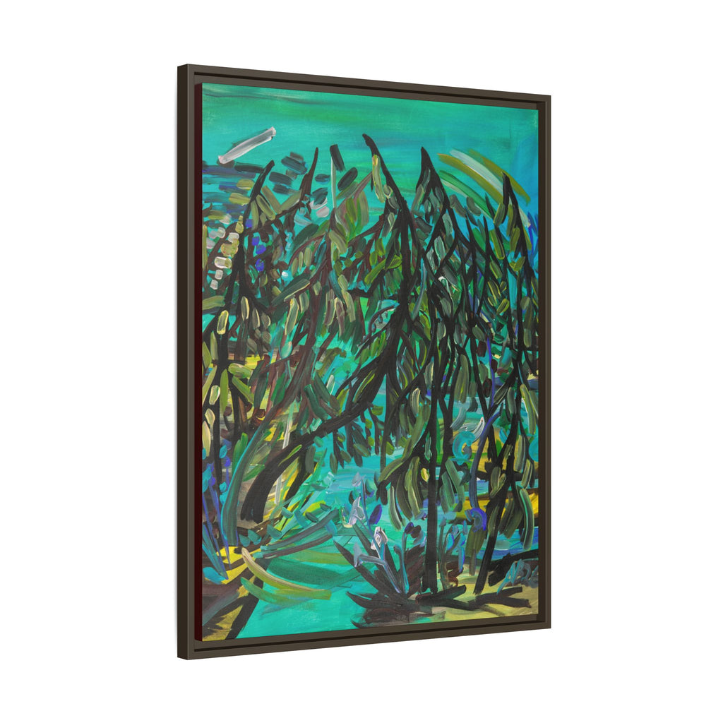 Matte Canvas, Framed (Multi-color)