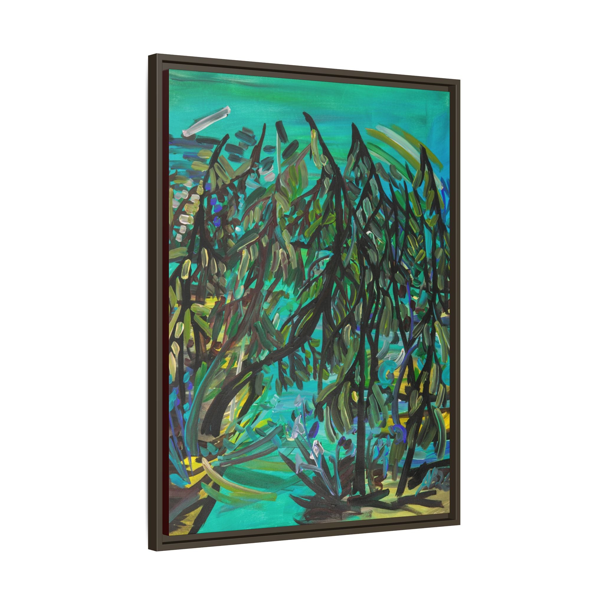 Matte Canvas, Framed (Multi-color)
