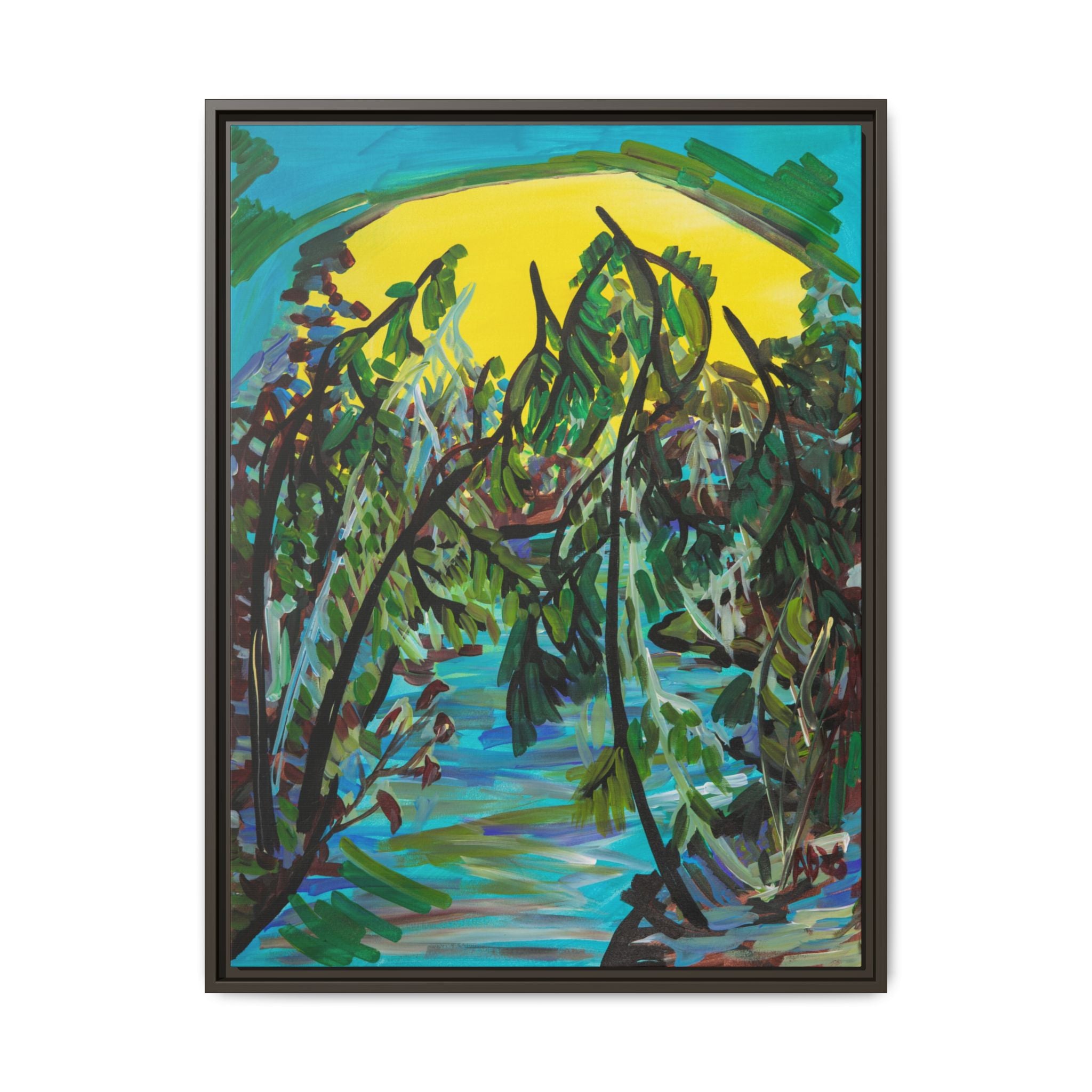 Matte Canvas, Framed (Multi-color)