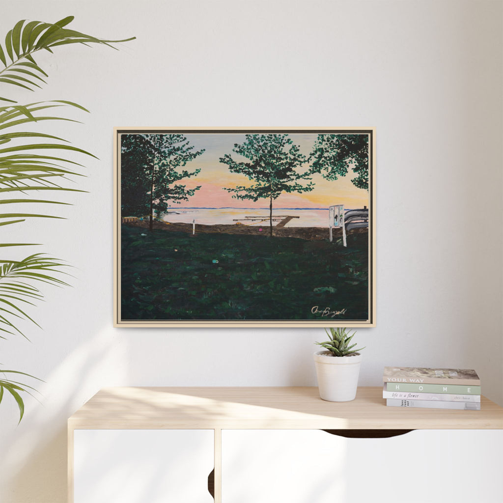 Matte Canvas, Framed (Multi-color)