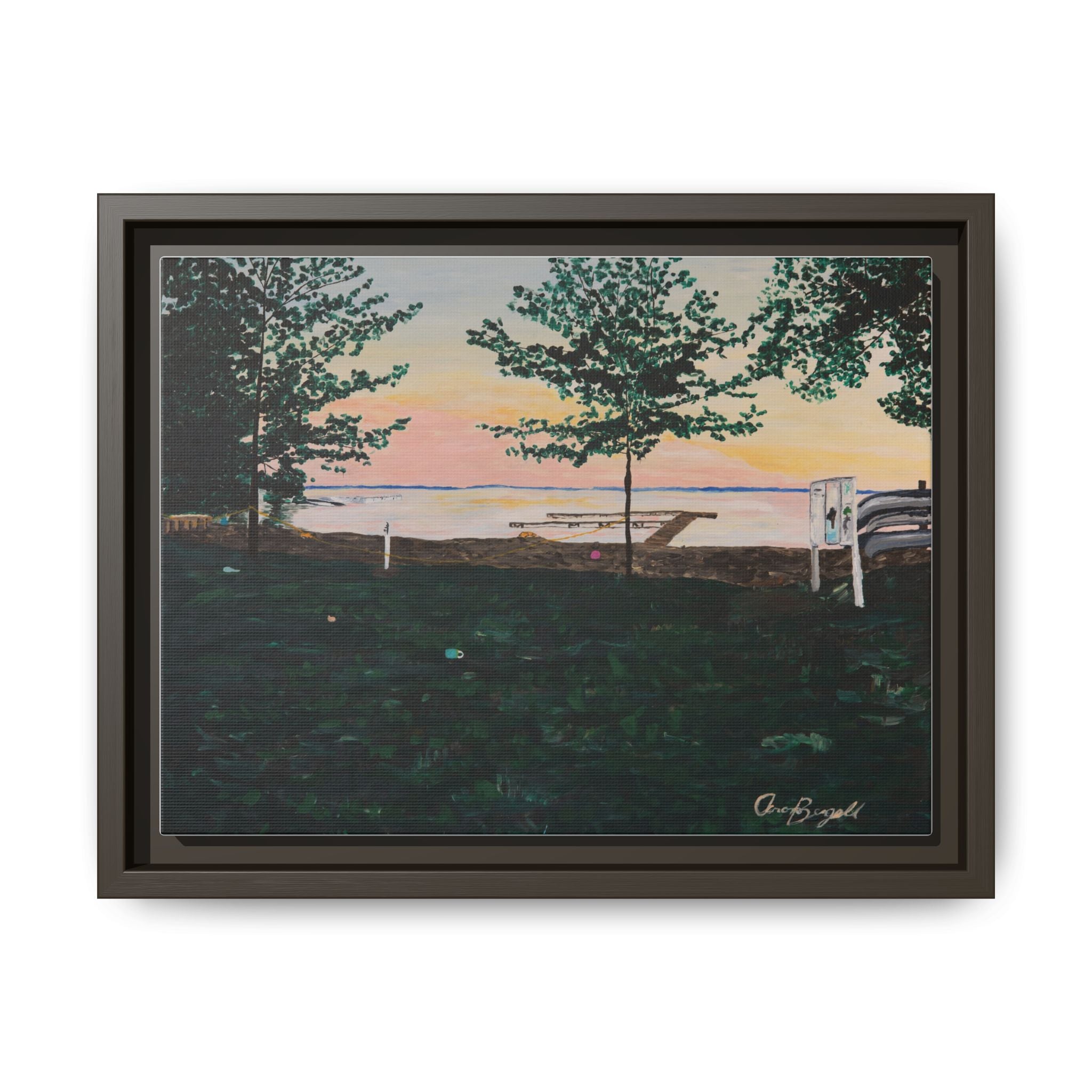 Matte Canvas, Framed (Multi-color)
