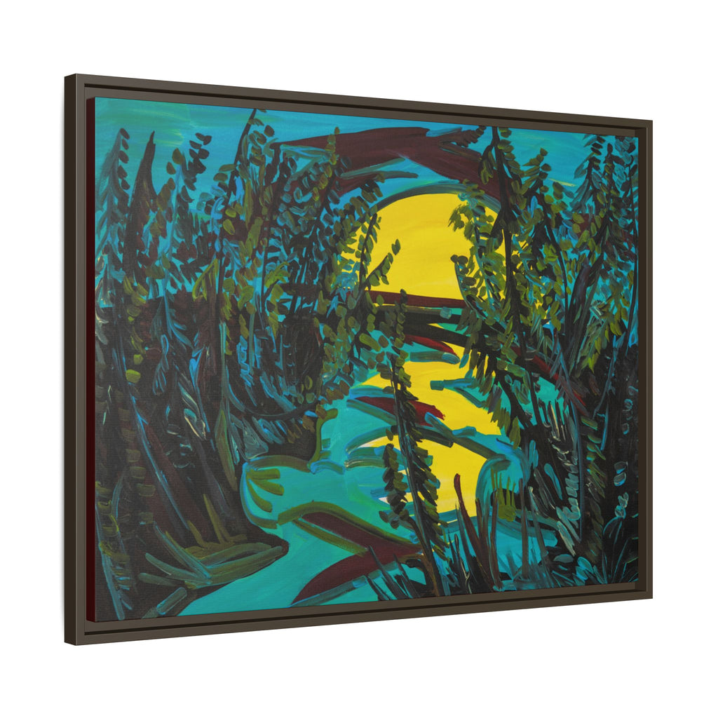 Matte Canvas, Framed (Multi-color)