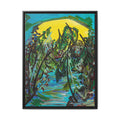 Matte Canvas, Framed (Multi-color)